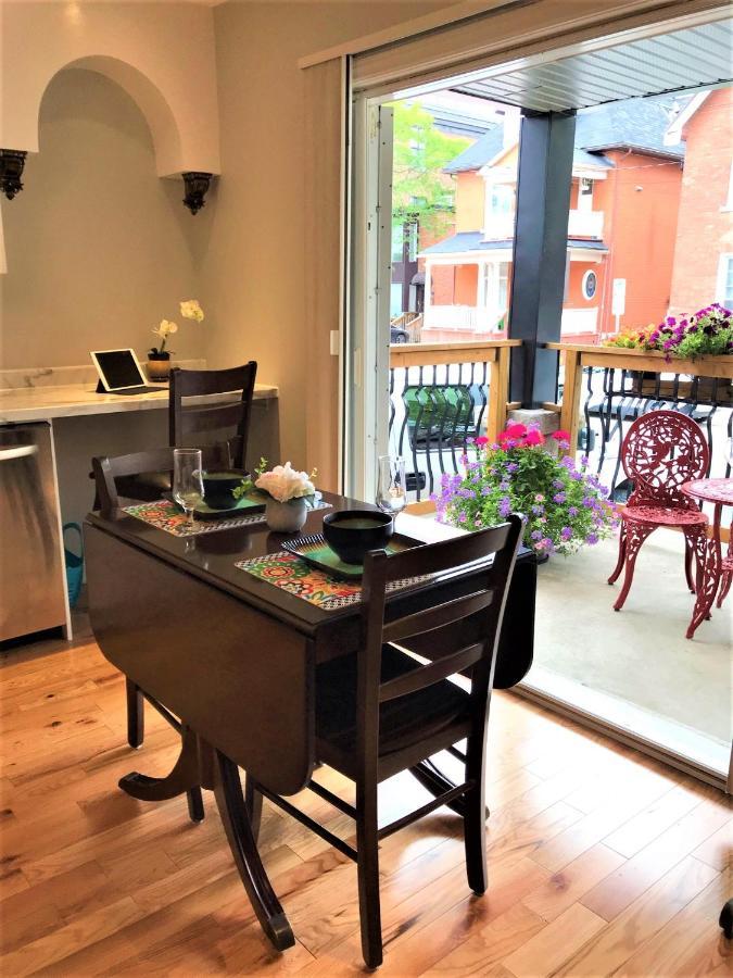 Ottawa Downtown Executive Apartment Retreat With Private Balcony Near Bank Street - Sleep Max 2 Buitenkant foto
